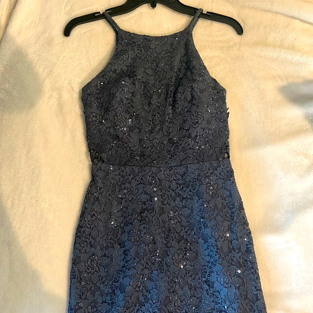 Gray party dress